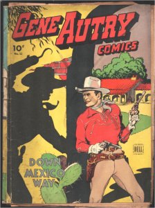 Gene Autry #12 1944-Dell-fial issue of continuation of the Fawcett series-Do...