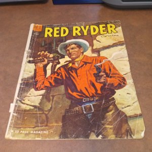 RED RYDER COMICS #123 Dell October 1953 golden age precode western movie hero