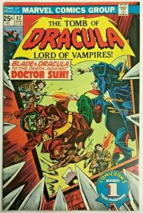 TOMB OF DRACULA#42 FN/VF 1976 VS BLADE MARVEL BRONZE AGE COMICS