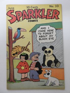 Sparkler Comics #33 (1944) Beautiful Fine- Condition!