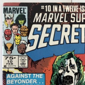 Marvel Super-Heroes Secret Wars #10 Newsstand Variant Marvel 1985 Doom Cover??