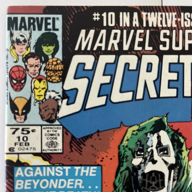 Marvel Super-Heroes Secret Wars #10 Newsstand Variant Marvel 1985 Doom Cover??