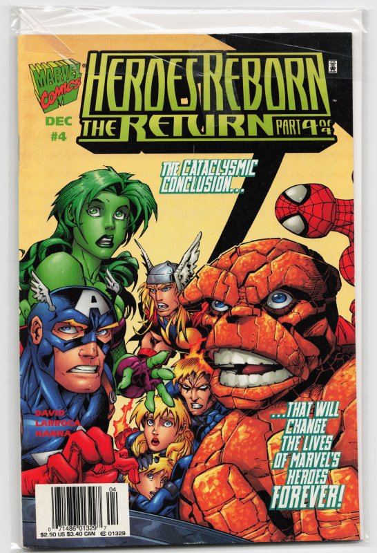 Heroes Reborn: The Return #4 (1997) Human Torch