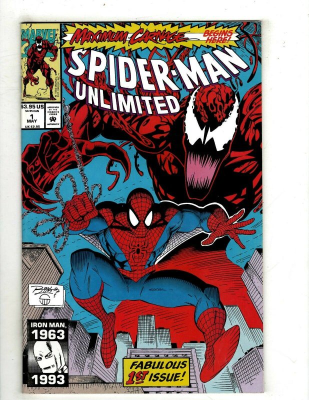 Spider-Man Unlimited # 1 NM Marvel Comic Book Maximum Carnage Part 1 Venom EJ8