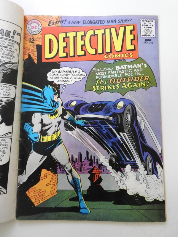 Detective Comics #340 (1965) Double Cover GD/VG, GD/VG Cond! See description