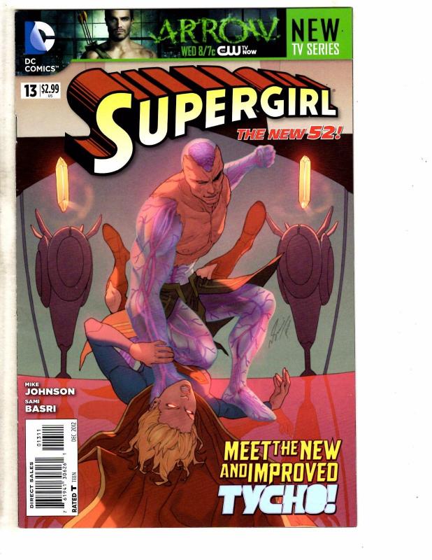 Lot Of 5 Supergirl DC NEW 52 Comic Books # 11 12 13 15 16 1st Prints Batman RC2