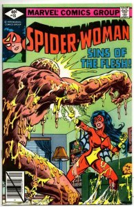 SPIDER-WOMAN #18 VF+, Flesh Sins, 1978 1979, Carmine Infantino