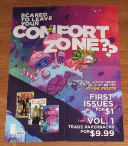 Image Firsts Comfort Zone Skottie Young Folded Promo Poster 18 x 24 (2017) New