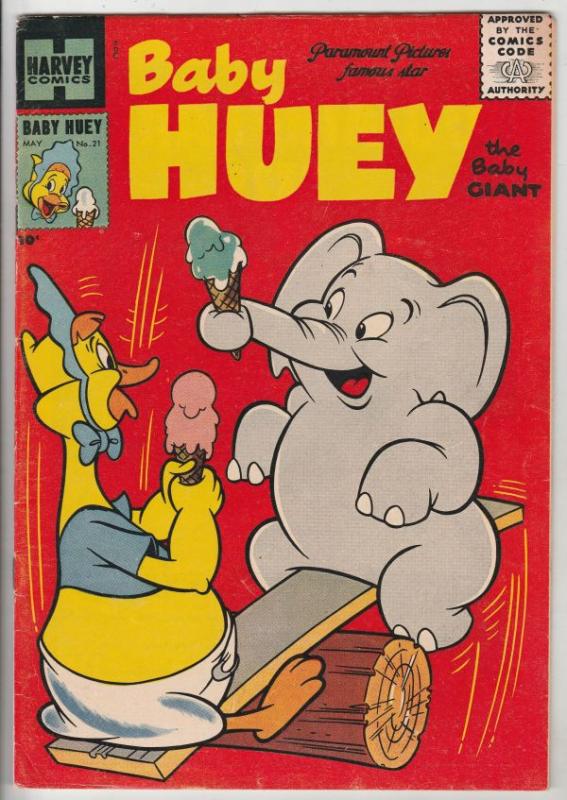 Baby Huey Paramount #21 (May-56) VF+ High-Grade Baby Huey