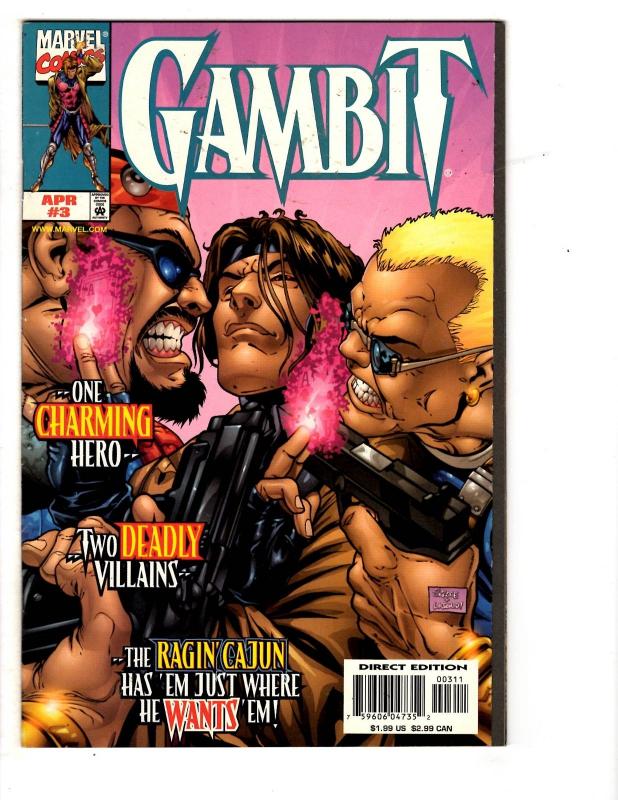 4 Gambit Marvel Comic Books # 3 4 12 14 X-Men Janson Sienkiewicz Nicieza WM2