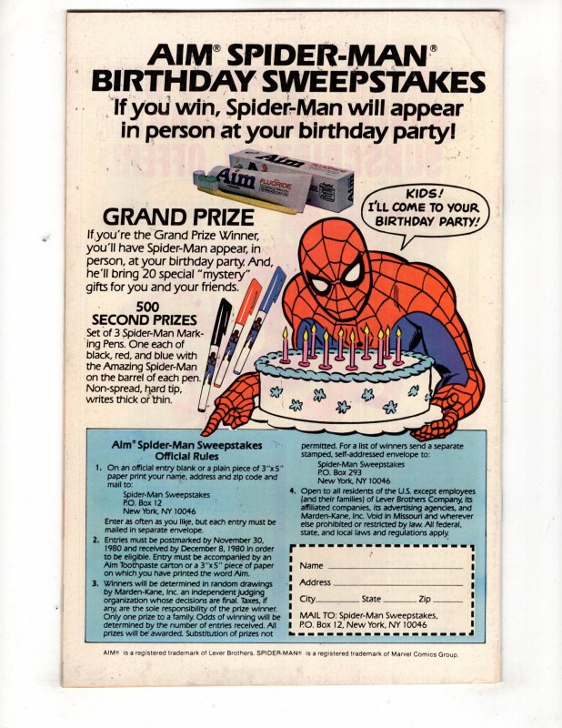 Exclusive Collectors' Edition: Spider-man #0 (1980)  Green Goblin / ID#033