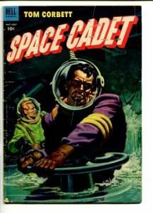 TOM CORBETT SPACE CADET #46-1953-DELL-SCI-FI-DINOSAUR-vg