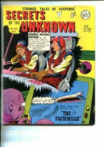 SECRETS OF THE UNKNOWN  #119-1960'S-ALAN CLASS-HORROR-MYSTERY-SCI-FI-vg