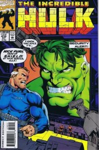 Incredible Hulk #410 ORIGINAL Vintage 1993 Marvel Comics SHIELD