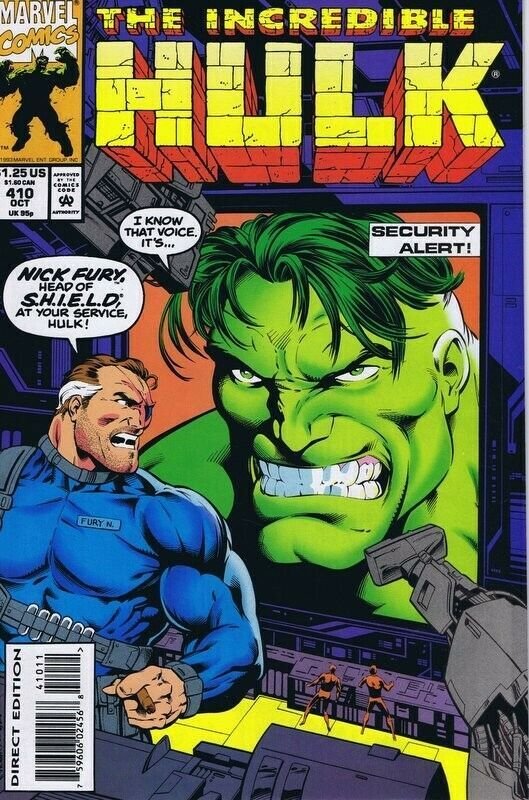 Incredible Hulk #410 ORIGINAL Vintage 1993 Marvel Comics SHIELD 