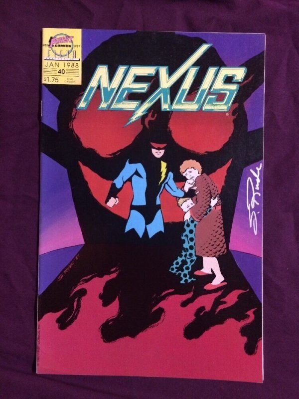 NEXUS 40 SIGNED BY STEVE RUDE science fiction FIRST COMICS Clonezone
