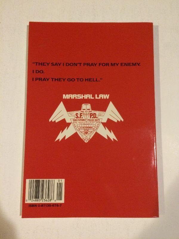 Marshal Law 1st Print Tpb Epic Comics Pat Mills Keven Oneill VF