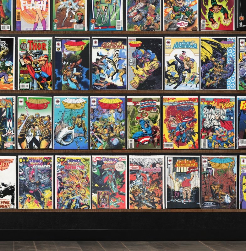 Huge Lot 150+ Comics with Turok, Dinosaur Hunter, Armorines, Ash & More!