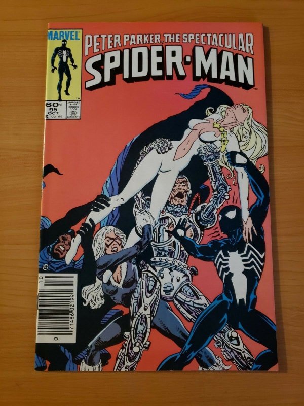 Spectacular Spider-Man #95 Newsstand Edition ~ NEAR MINT NM ~ 1984 Marvel