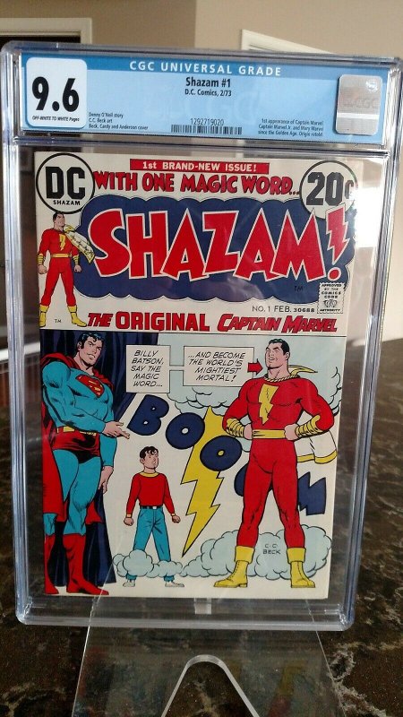 Shazam! #1 (DC, 1973) CGC NM+ 9.6 Off-white to white pages