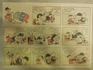 (6) Tiger by Bud Blake from 1972 Half Page Size Full Color Pages !