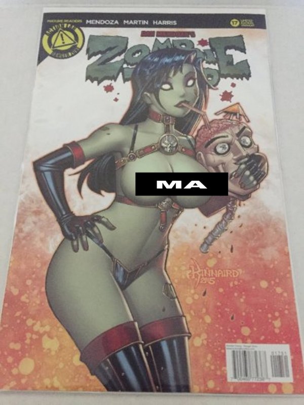 2015 Action Labs Zombie Tramp Ryan Kinnaird Variant Comic Book Risque Issue #17