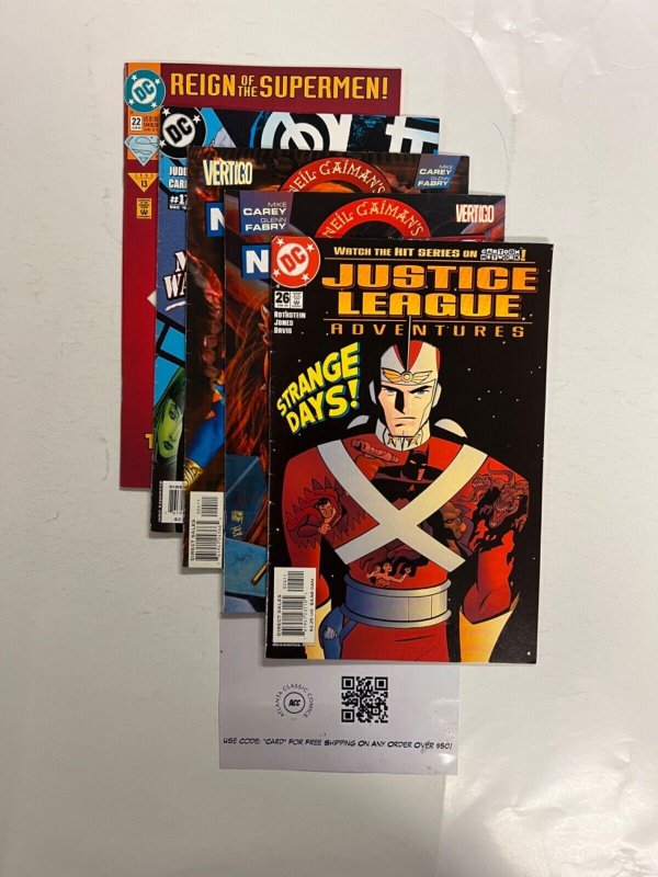 5 DC Comics Superman # 22+Neverwhere # 4 9+Outsiders # 17+JLA # 26 23 JS50