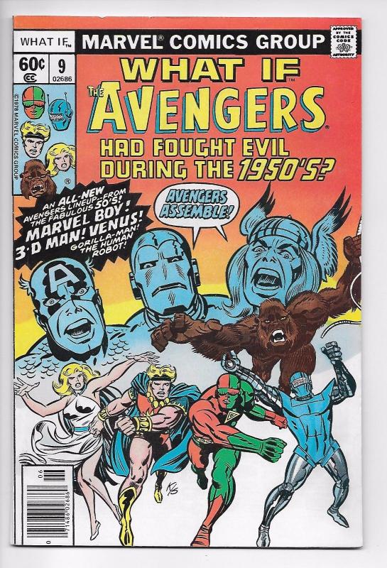 What If? #9 - The Avengers Had Fought Evil During The 50s (Marvel, 1978) - FN/VF