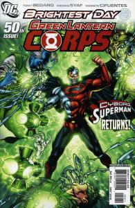 Green Lantern Corps (2nd Series) #50 VF/NM ; DC | Brightest Day Cyborg Superman