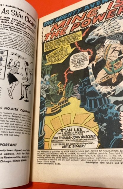 The Avengers #49 (1968)Magneto vs the Avengers