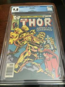 THOR#283-CGC 9.8 CELESTIAL SAGA BEGINS-ETERNALS-SAVANNAH PEDIGREE-BRONZE AGE KEY