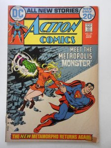 Action Comics #415  (1972) Meet The Metropolis Monster! Solid VG Condition!