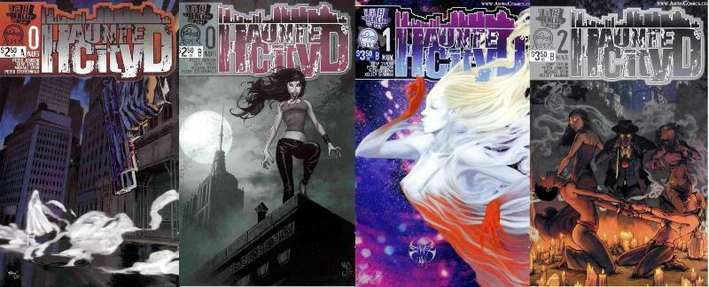 HAUNTED CITY (2011 ASPEN) 0A,0B-2B  COMPLETE+ COMICS BOOK