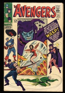 Avengers #26 Captain America! Wasp! Scarlet Witch! Attuma!