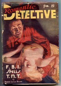 Romantic Detective Pulp #1 January 1938- FBI Spells TNT