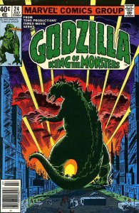 Godzilla #24 (Newsstand) VG ; Marvel | low grade comic July 1979 Last Issue
