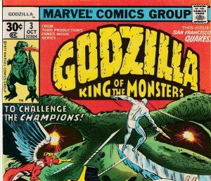 Godzilla(Marvel) # 3   Godzilla vs The Original Champions !