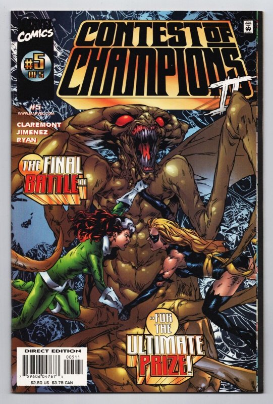 Contest of Champions II #5 Rogue | Captain Marvel (Marvel, 1999) VF/NM 