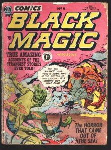 Black Magic #9 1950's-Prize-British edition-Pre-code horror cover & story by ...