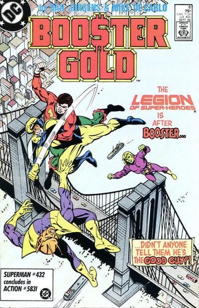 Booster Gold #8 FN ; DC | Legion of Super-Heroes Dan Jurgens