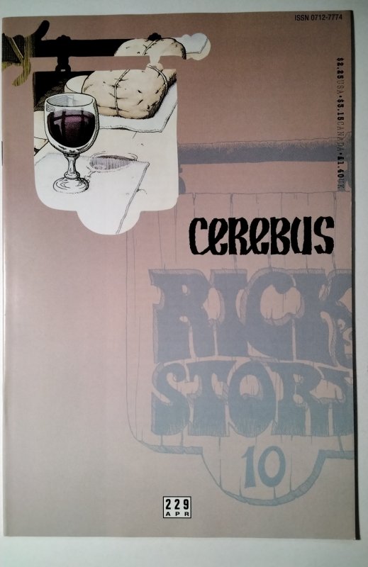 Cerebus #229 (1998) Aardvark  Comic Book J756
