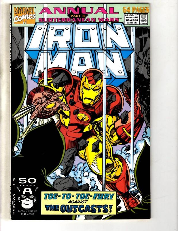 11 Iron Man Marvel Comics ANNUALS # 9 10 11 12 13 14 15 99' 00' 01' + 2020  CR37