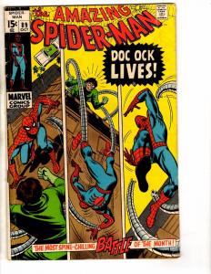 Amazing Spider-Man # 89 VG Marvel Comic Book Goblin May Mary Jane Gwen J276