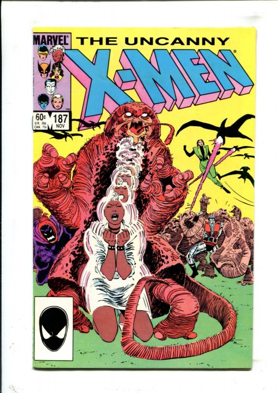 Uncanny X-Men 10PC LOT #187-196 - Includes Keys / JRJR Cover (8.5/9.0) 1984-85