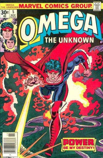 Omega the Unknown (1976 series)  #5, Fine- (Stock photo)