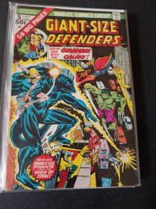 ​GIANT-SIZE DEFENDERS #5  3rd Guardians of the Galaxy app. 1975 VG+/F