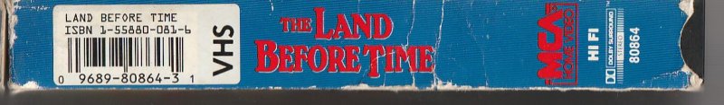 The Land That Time Forgot VHS The Popular Animated Franchise from Speilberg
