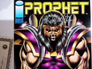 Image Comics Prophet #1 1993 Signed Dan Panosian Coupon  & Dynamic Forces COA