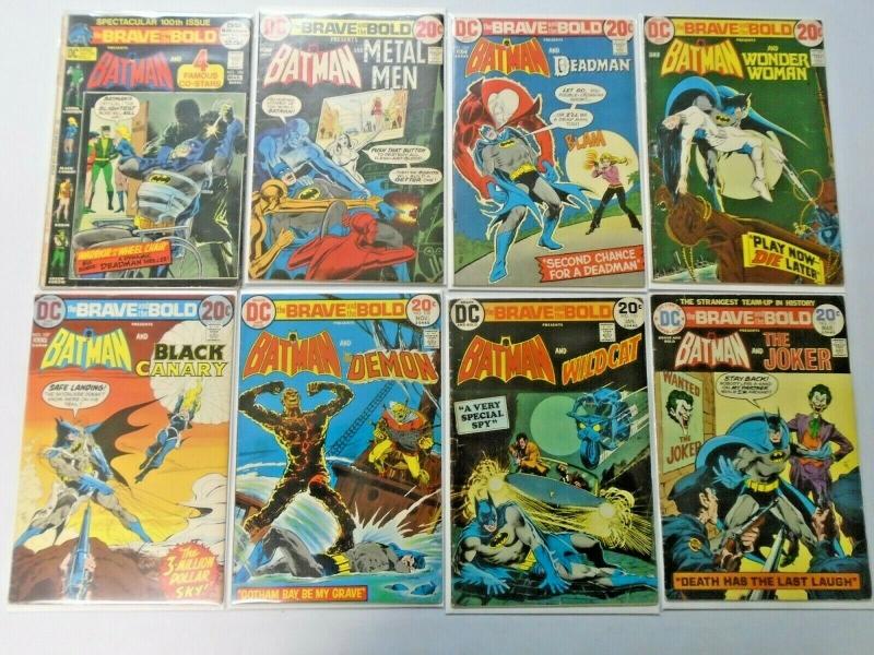 Brave and the Bold lot #100 to #149 36 different books average 5.0 range (1972)