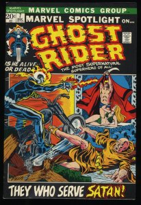 Marvel Spotlight #7 VF 8.0 3rd Appearance Ghost Rider!  Mike Ploog Art!